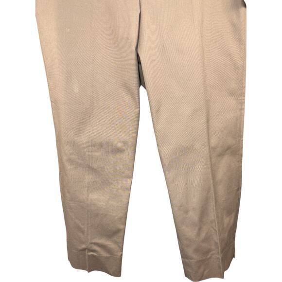Judith Hart Women's 12 Capri Pants Brown Stretch Side Zip Cotton Blend NWT - Picture 5 of 14